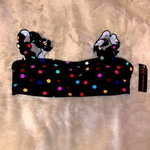 Polka Dot Bikini Top